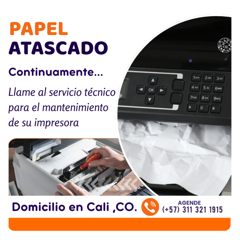 ¿Qué hacer cuando una impresora se atasca?