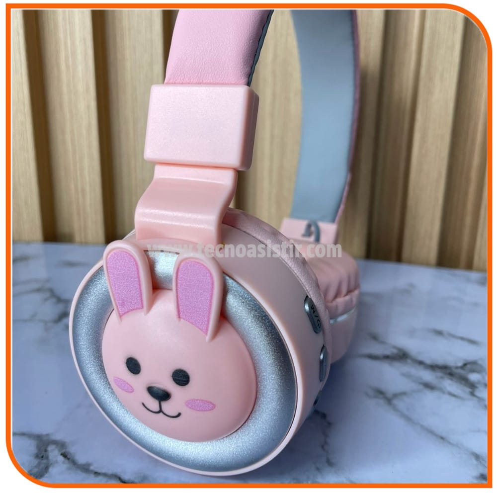 Auriculares inalámbricos de conejo compatible con bluetooth, diadema estéreo, fantasía - Image 6