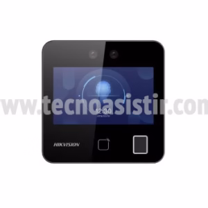 TERMINAL DE RECONOCIMIENTO FACIAL ULTRA RÁPIDO HASTA A 1.5 MTS, ANTI-SPOOFING, WIFI DS-K1T343MWX