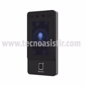 TERMINAL DE RECONOCIMIENTO FACIAL / PANTALLA TÁCTIL LCD 4.3″ / LENTE GRAN ANGULAR 2 MP / AUTENTICACIÓN POR ROSTRO, TARJETA M1, HUELLA Y PIN / DS-K1T342MFWX-E1